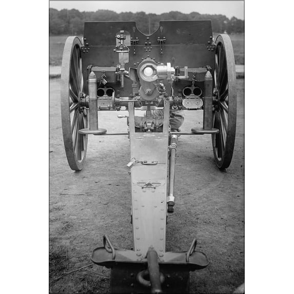 24"x36" Gallery Poster, 3 inch gun US 1947