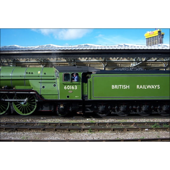 24"x36" Gallery Poster, 60163 Tornado 24 March 2009 Sheffield Midland station pic 8