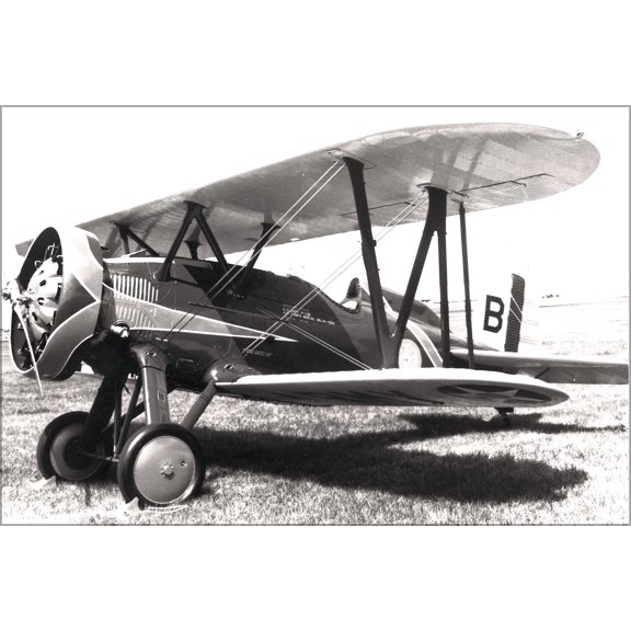 24"x36" Gallery Poster, 6th Pursuit Squadron Boeing P-12E Wheeler Field, Hawaii 1931