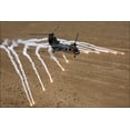 thumbnail image 1 of 24"x36" Gallery Poster, A CH-46 Sea Knight helicopter from Marine Medium Helicopter Squadron 268 launches fla, 1 of 1
