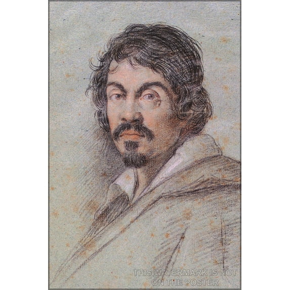 24"x36" Gallery Poster, Caravaggio by Ottavio Leoni