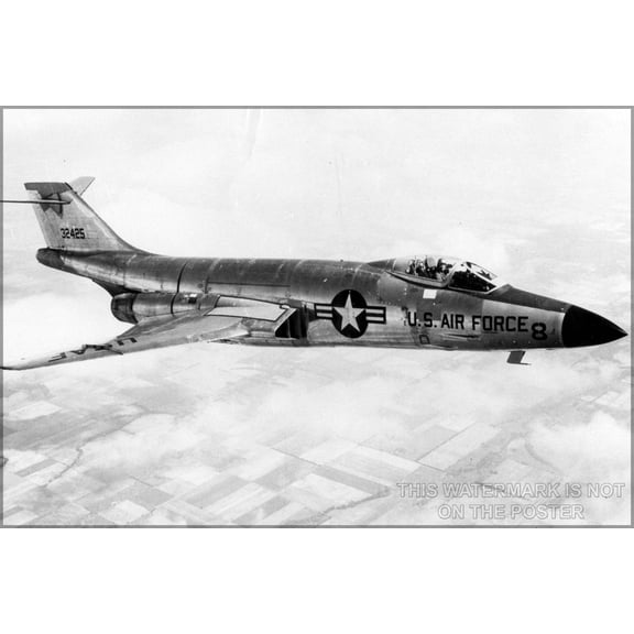 24"x36" Gallery Poster, F-101 Voodoo