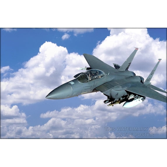 24"x36" Gallery Poster, F-15 eagle