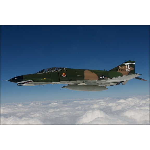 24"x36" Gallery Poster, F-4 Phantom II
