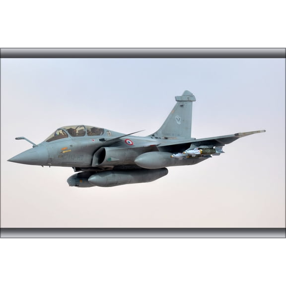 24"x36" Gallery Poster, French air force Rafale B aircraft of squadron 292
