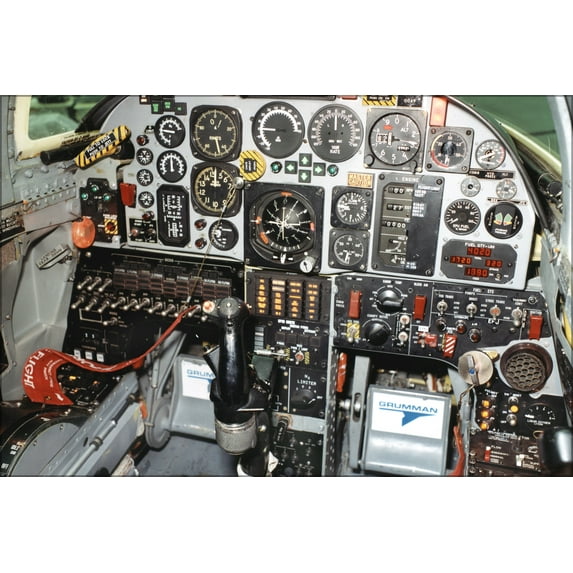 24"x36" Gallery Poster, Grumman X-29 Cockpit