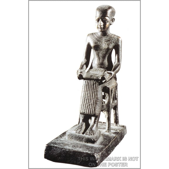 24"x36" Gallery Poster, Imhotep ancient egypt science engineering
