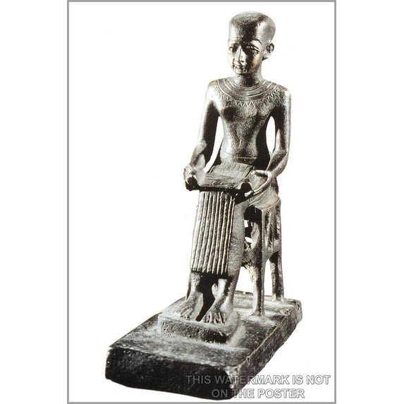 24"x36" Gallery Poster, Imhotep ancient egypt science engineering
