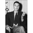 thumbnail image 1 of 24"x36" Gallery Poster, J. Robert Oppenheimer at the Guest Lodge, Oak Ridge. c. 1946, 1 of 1