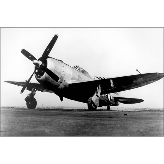24"x36" Gallery Poster, Jug, the P-47 thunderbolt