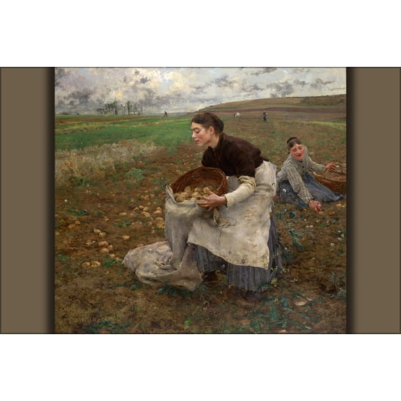 24"x36" Gallery Poster, Jules Bastien-Lepage, October, 1878