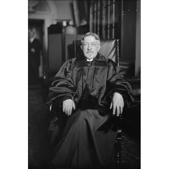 24"x36" Gallery Poster, Justice Edward Terry Sanford seated 1923