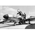thumbnail image 1 of 24"x36" Gallery Poster, Lockheed F-94 Starfire aircraft at Hector Field, North Dakota, 1 of 1