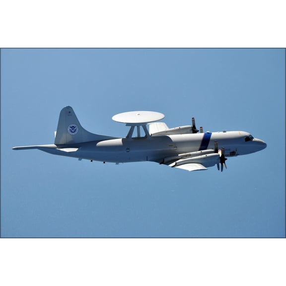 24"x36" Gallery Poster, Lockheed P-3B Orion AEW U.S. Customs Border Protection