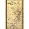 thumbnail image 1 of 24"x36" Gallery Poster, Map of Cincinnati Railroad kentucky tennesee 1873, 1 of 1