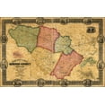 thumbnail image 1 of 24"x36" Gallery Poster, Map of Howard County, Maryland 1860, 1 of 1
