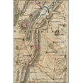 thumbnail image 1 of 24"x36" Gallery Poster, Map of the Shenandoah Valley Campaign, 1864, 1 of 1