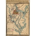 thumbnail image 1 of 24"x36" Gallery Poster, Map of the siege of Savannah, Georgia dec 1864, 1 of 1