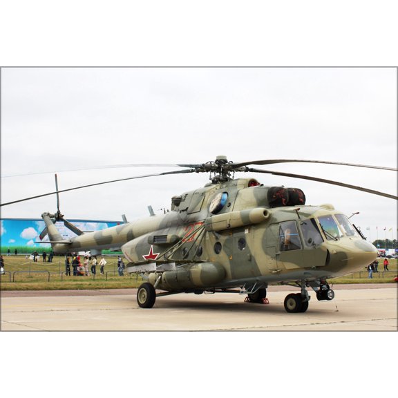 24"x36" Gallery Poster, Mil Mi-8MTV-5 russian soviet helicopter p2