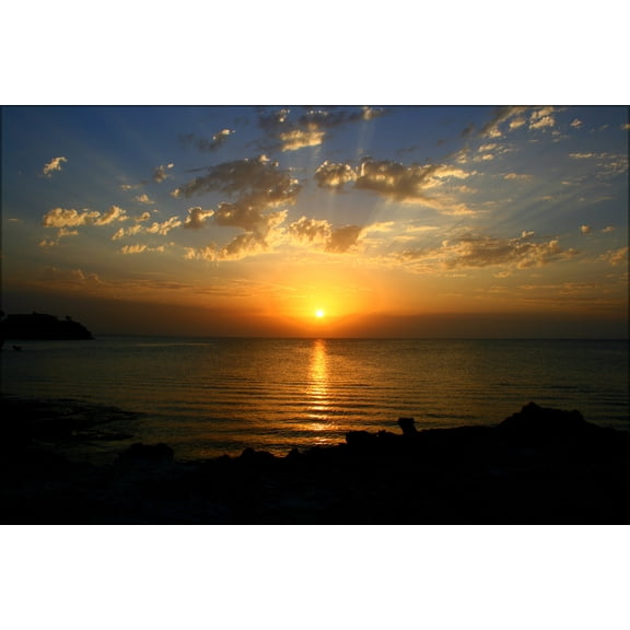 24"x36" Gallery Poster, Muscat PDO Beach