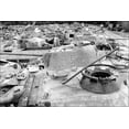 thumbnail image 1 of 24"x36" Gallery Poster, Panther tanks among German tanks captured by the Allies, Normandy 1944, 1 of 1