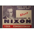 thumbnail image 1 of 24"x36" Gallery Poster, Richard Nixon 1946 congressional campaign, 1 of 1