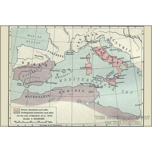 24"x36" Gallery Poster, Rome carthage 218