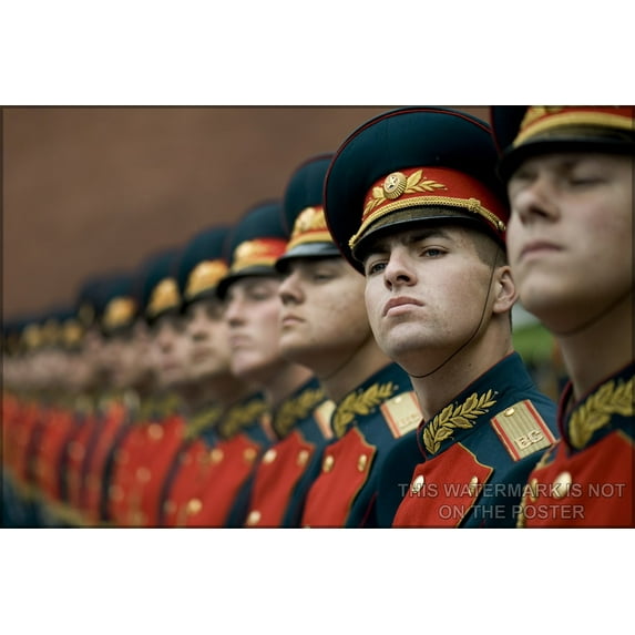24"x36" Gallery Poster, Russian military honor guard