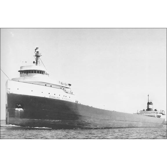 24"x36" Gallery Poster, SS Edmund Fitzgerald underway