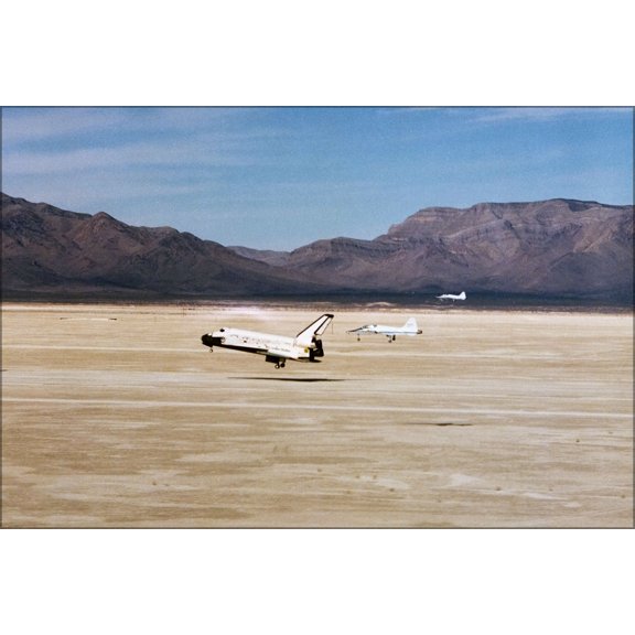 24"x36" Gallery Poster, STS-3 space shuttle landing