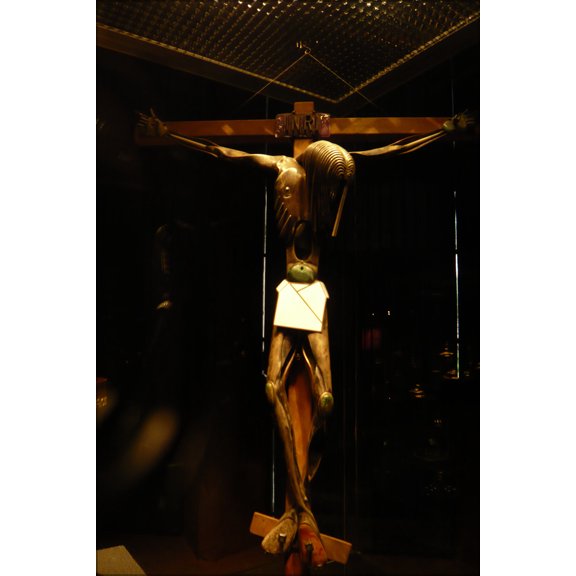 24"x36" Gallery Poster, Salvador Dali - Christ on the coss