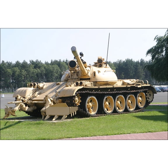 24"x36" Gallery Poster, T55 russian soviet tank