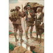 24x36 Gallery Poster, The Bridge, Harpers Bazaar Illustration 1921
