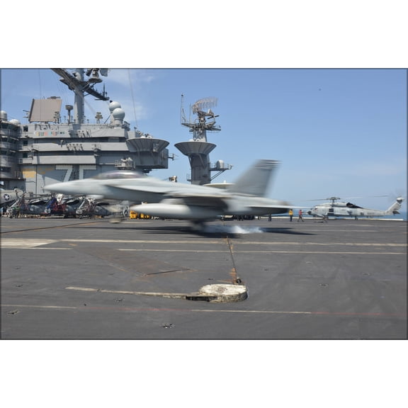 24"x36" Gallery Poster, U.S. Navy FA-18C Hornet f-18 uSS Harry S. Truman (CVN 75) p2