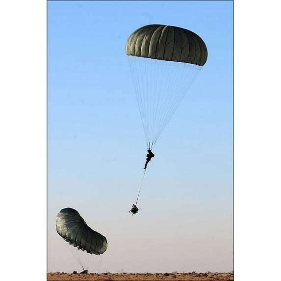 24"x36" Gallery Poster, US Army Bright Star 09 Airborne paratrooper Operation p2