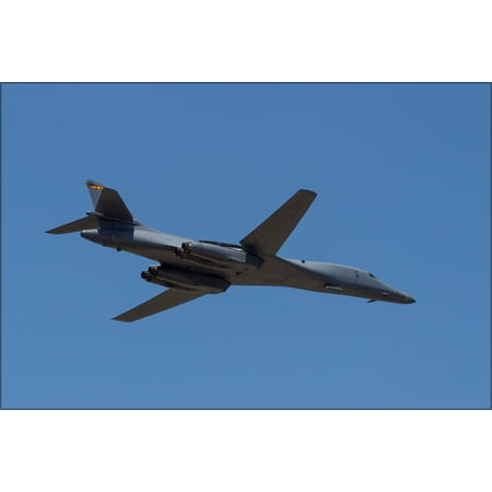 24"x36" Gallery Poster, USAF B-1 Lancer bomber low-speed pass at Dyess AFB