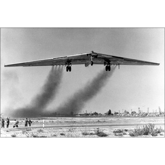 24"x36" Gallery Poster, YB-49 Flying wing, a heavy bomber prototype p2
