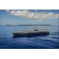 thumbnail image 1 of 24"x36" Gallery Poster, aircraft carrier USS George Washington (CVN-73) near Iwo Jima, 1 of 1