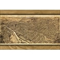 thumbnail image 1 of 24"x36" Gallery Poster, birdseye view map of Allentown, Pennsylvania 1922, 1 of 1