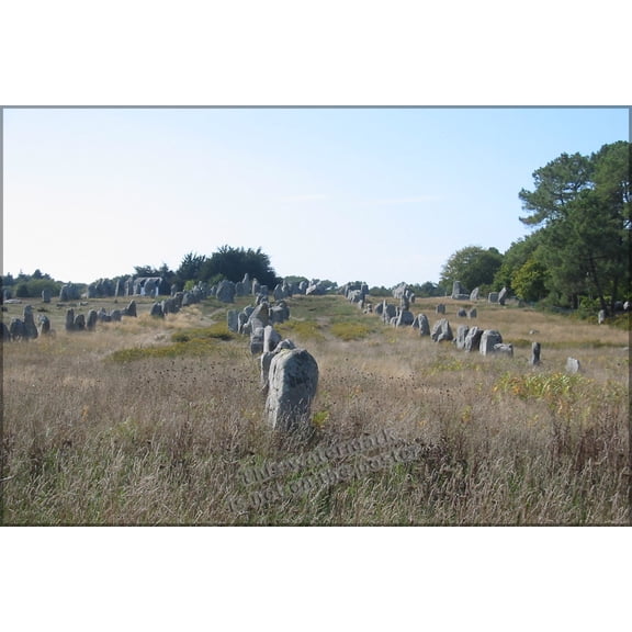 24"x36" Gallery Poster, carnac standing stones