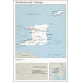 thumbnail image 1 of 24"x36" Gallery Poster, cia map Trinidad and Tobago 1976, 1 of 1