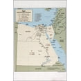 thumbnail image 1 of 24"x36" Gallery Poster, cia map of Egypt, admin divisions 1990, 1 of 1