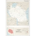 thumbnail image 1 of 24"x36" Gallery Poster, cia map of Tanzania 1976, 1 of 1