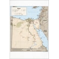 thumbnail image 1 of 24"x36" Gallery Poster, cia map of egypt 1997, 1 of 1