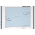 thumbnail image 1 of 24"x36" Gallery Poster, cia map of the Cayman Islands 1976, 1 of 1