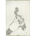 thumbnail image 1 of 24"x36" Gallery Poster, cia terrain map of Philippines, 1 of 1