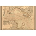 thumbnail image 1 of 24"x36" Gallery Poster, civil war Map of Charleston Harbor, S.C, 1 of 1
