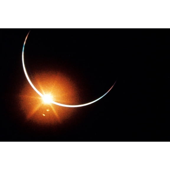 24"x36" Gallery Poster, eclipse of the sun from Apollo 12 moon landing mission