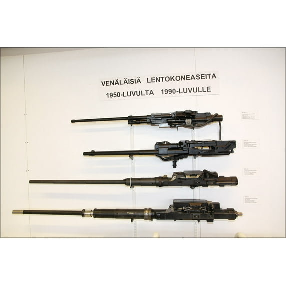 24"x36" Gallery Poster, guns used in mig-15 mig-21 ilijushin ii-28
