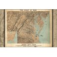 thumbnail image 1 of 24"x36" Gallery Poster, map Virginia Maryland Delaware washington dc 1861, 1 of 1